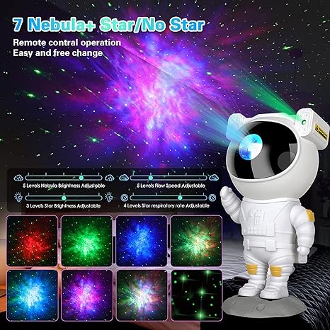 Astronaut Light Projector With Timer & Remote Control
