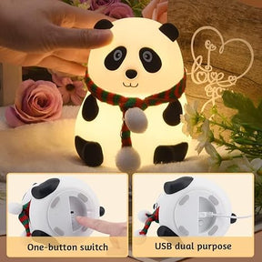 Panda Night Lamp for Bedroom, Cute Lamp, Night Lamp for Kids