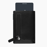 Black Slider Pop-Up Card Holder Wallet