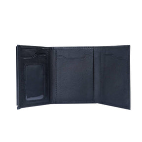 Black Pull Button Pop up Card Holder Wallet